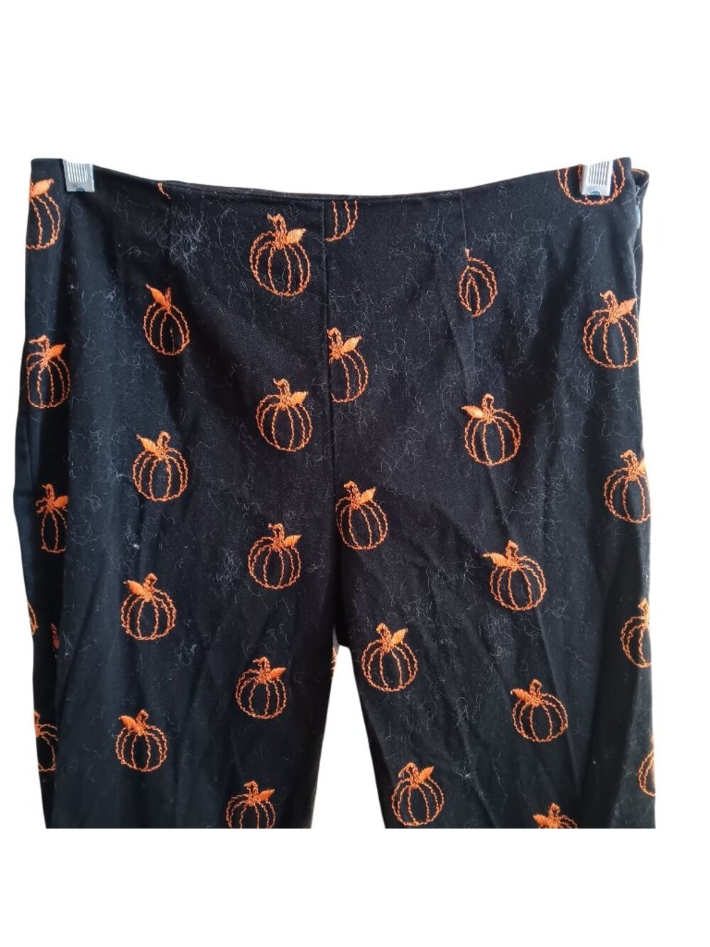 Halloween Pumpkin Vintage Donny Brook 8 28x29 Black Pants With Embroidery